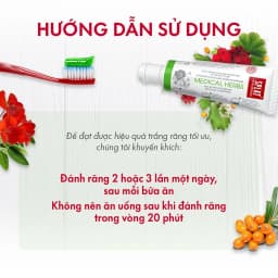 Thumbnail Kem Đánh Răng SPLAT Medical Herbs Professional series chứa nhiều tinh chất bảo vệ nướu và đánh bóng men răng 20ml. 3