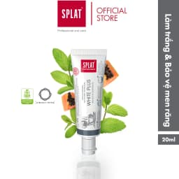 Thumbnail Kem Đánh Răng SPLAT White Plus Professional series Giúp Trắng Sáng, Loại Bỏ Vết Ố Vàng Hiệu Quả Dung Tích 20ml 2