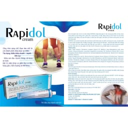 Thumbnail Kem bôi giảm đau nhức và viêm khớp RAPIDOL Dan pharm Tube 60g xuất xứ ISRAEL - POLIPHARM 1