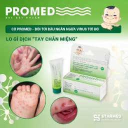 Thumbnail Kem Bôi Kem Bôi Hăm Tã PROMED Kháng Khuẩn, Bảo Vệ Da Khi Côn Trùng Đốt, Ngừa Sẹo An Toàn Cho Bé Hộp 30g 4