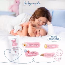 Thumbnail Kem chống hăm cho bé Babycoccole 0M+ chiết xuất hoa cúc và ZnO 10% 75ml 2