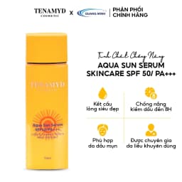 Thumbnail Kem chống nắng dạng nước kiềm dầu Tenamyd Aqua Sun Serum Skincare SPF 50/ PA+++ dành cho da dầu 70ml 1