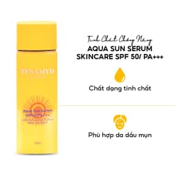 Thumbnail Kem chống nắng dạng nước kiềm dầu Tenamyd Aqua Sun Serum Skincare SPF 50/ PA+++ dành cho da dầu 70ml 2