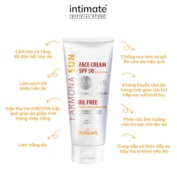 Thumbnail Kem Chống Nắng SPF50 Farmona Giúp Làm Giảm Nguy Cơ Da Bị Cháy Nắng, Bị Bỏng Nắng, Bị Dị Ứng Ánh Nắng Tuýp 50ml 2