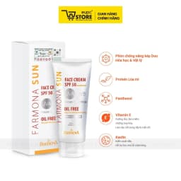Thumbnail Kem Chống Nắng SPF50 Không Chứa Dầu Cho Da Mặt Farmona Sun 50ml Bảo Vệ Da, Chặn Tia UVA/UVB Hiệu Quả EUPC STORE 1