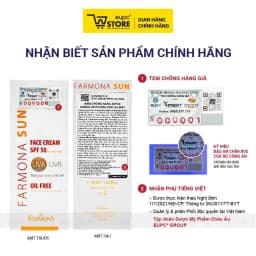 Thumbnail Kem Chống Nắng SPF50 Không Chứa Dầu Cho Da Mặt Farmona Sun 50ml Bảo Vệ Da, Chặn Tia UVA/UVB Hiệu Quả EUPC STORE 3