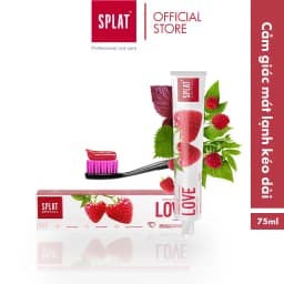 Thumbnail Kem Đánh Răng Cho Hơi Thở Thơm Mát SPLAT Love Special series Vị Quả Mâm Xôi, Làm Sạch Mảng Bám 75ml 1