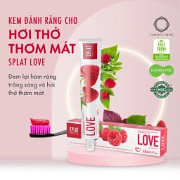 Thumbnail Kem Đánh Răng Cho Hơi Thở Thơm Mát SPLAT Love Special series Vị Quả Mâm Xôi, Làm Sạch Mảng Bám 75ml 2