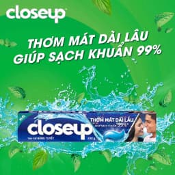 Thumbnail Kem Đánh Răng Closeup Gel Sạch Khuẩn Cho Hơi Thở Thơm Mát Bất Tận 230G/Tuýp 4