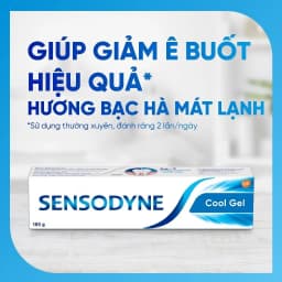 Thumbnail Kem đánh răng SENSODYNE Cool Gel 160g giúp giảm ê buốt hiệu quả với hương bạc hà mát lạnh 2