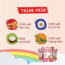 Thumbnail Kem đánh răng thảo dược Ích Nhi hương dưa gang tuýp 50g cho bé dưới 6 tuổi nuốt được bảo vệ răng sữa, ngừa sâu răng 3