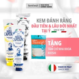 Thumbnail Kem Đánh Răng Trắng Răng Ngăn Ngừa Sâu Răng Capitano Italy Hữu Cơ Chống Hôi Miệng 75ml 1