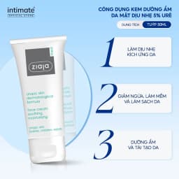 Thumbnail Kem Dưỡng Ẩm Da Mặt Dịu Nhẹ 5% Urê Ziaja Med Atopic Skin Dermatological FormulaGiảm Thô Ráp, Nứt Nẻ 50ml 4