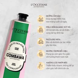 Thumbnail Kem Dưỡng Da Tay Bơ Đậu Mỡ Hương Chanh Combawa L'Occitane Shea Butter Hand Cream 150ml/30ml 2