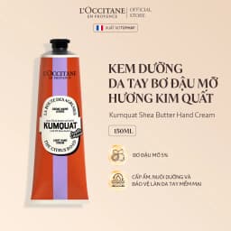 Thumbnail Kem Dưỡng Da Tay Bơ Đậu Mỡ Hương Kim Quất L'Occitane Kumquat Shea Butter Hand Cream 150ml/30ml 1