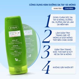 Thumbnail Kem dưỡng da tay & móng Ô Liu Ziaja dưỡng ẩm da mềm mịn, giúp móng chắc khỏe 80ml 3