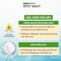 Thumbnail Kem Giảm Mụn Ban Đêm DottorPrimo Ozone Dry Spot Night 10ml - Làm Mờ Thâm, Giúp Da Căng Mịn 1