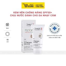Thumbnail Kem Nền Chống Nắng Ziaja Med 50ml SPF50+ Phổ Hấp Thụ Bức Xạ Rộng, Chịu Nước Dành Cho Da Nhạy Cảm EUPC STORE 1