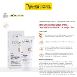 Thumbnail Kem Nền Chống Nắng Ziaja Med 50ml SPF50+ Phổ Hấp Thụ Bức Xạ Rộng, Chịu Nước Dành Cho Da Nhạy Cảm EUPC STORE 3