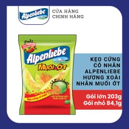 Thumbnail Kẹo cứng, kẹo mềm Alpenliebe, Golia dạng gói nhiều hương vị nổi bật hương Xoài muối ớt, hương Caramen, Dâu Sữa, Bạc Hà 1