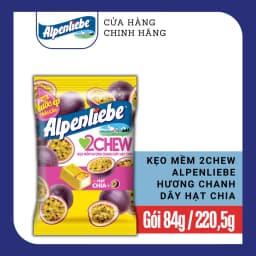 Thumbnail Kẹo cứng, kẹo mềm Alpenliebe, Golia dạng gói nhiều hương vị nổi bật hương Xoài muối ớt, hương Caramen, Dâu Sữa, Bạc Hà 4