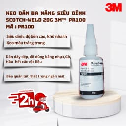 Thumbnail Keo dán đa năng Scotch-Weld 20g 3M™  PR100 Dán dày dép, nhựa, Gỗ... bảo quản ngăn mát tốt nhất 4