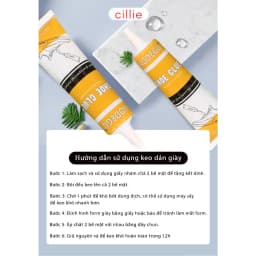 Thumbnail Keo Dán Giày Dép Siêu Dính Chắc Chắn Trong Suốt An Toàn Với Da Tay 60ml 4
