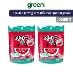 Thumbnail Kẹo dẻo hương Dưa Hấu mát lạnh Playmore 55g 3