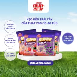 Thumbnail Kẹo Dẻo Trái Cây Gummy 20G (Combo 10 Túi & 20 Túi) - Nhập Khẩu Từ Pháp Của Pháp - ANDROS FRUIT ME UP GUMMY 2