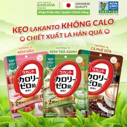 Thumbnail Kẹo Lakanto Không Calo Chiết Xuất La Hán Quả, 3 Hương Vị, Không tăng đường huyết, Không gây sâu răng - 60g 1
