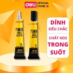Thumbnail Keo Siêu Dính Đa Năng Deli - 7ml/ 20ml - Phù Hợp Sửa Chữa, Ghép Nối - Có Thể Dán Trên Mọi Bề Mặt 1