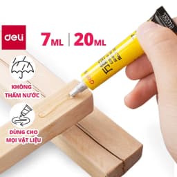 Thumbnail Keo Siêu Dính Đa Năng Deli - 7ml/ 20ml - Phù Hợp Sửa Chữa, Ghép Nối - Có Thể Dán Trên Mọi Bề Mặt 2