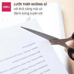 Thumbnail Kéo Thủ Công Văn Phòng 175mm DELI Tiện Lợi Đa Năng Dễ Dàng Sử Dụng, Chất Liệu Cao Cấp Không Gỉ 2