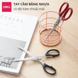 Thumbnail Kéo Thủ Công Văn Phòng 175mm DELI Tiện Lợi Đa Năng Dễ Dàng Sử Dụng, Chất Liệu Cao Cấp Không Gỉ 3