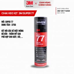 Thumbnail Keo Xịt Đa Năng 3M™ Super 77™ - 375g - Xitj trên giấy, vải, ... siêu mỏng dính chắc 2