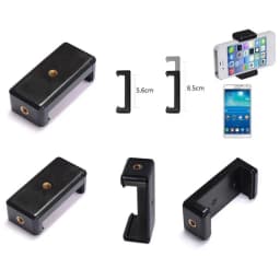 Thumbnail Kẹp Điện Thoại Chữ U Gắn Tripod, Chân Máy Ảnh Giá Đỡ, Đèn Livestram - HOLOCOM 3