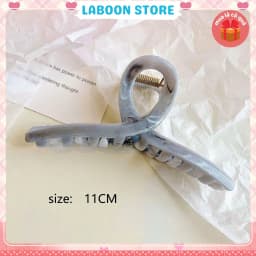 Thumbnail Kẹp tóc càng cua vân đá LABOON phụ kiện tóc chất liệu acrylic vân đá phong cách thanh lịch hiện đại 3