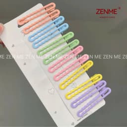 Thumbnail Kẹp Tóc Zen Me Phong Cách Hàn Quốc Nhiều Màu Sắc Trẻ Trung Đa Năng Công Dụng 2