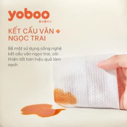 Thumbnail Khăn giấy ướt Yoboo YB-0078 dịu nhẹ không chất bảo quản gói 10 tờ - Hàng chính hãng 4