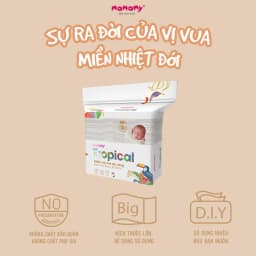 Thumbnail Khăn khô cao cấp cho bé Mamamy 100% sợi tự nhiên và rayon Tropical gói 160 tờ mềm, dai, sạch cực 4