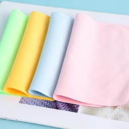 Thumbnail Khăn lau đa năng chuyên dụng, da lộn dày dặn, giao màu ngẫu nhiên 2