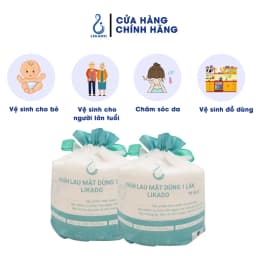 Thumbnail Khăn lau mặt dùng 1 lần spa 50/80 khăn LIKADO kích thước (20x20cm) 3