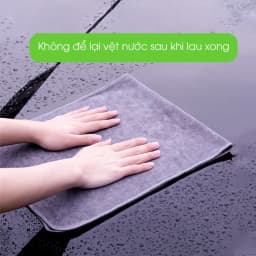Thumbnail Khăn lau ô tô chuyên dụng đa năng Tâm Luân, khổ to, không để lại sợi vải, không phai màu 4