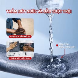 Thumbnail Khăn lau xe ô tô chuyên dụng MEDICAR chất liệu Microfiber thấm hút, sạch, bền bỉ, an toàn bề mặt 4