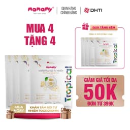 Thumbnail Khăn mặt nén, khăn tắm du lịch Mamamy Tropical dùng một lần tiện lợi chất liệu 100% sợi tư nhiên và rayon 1