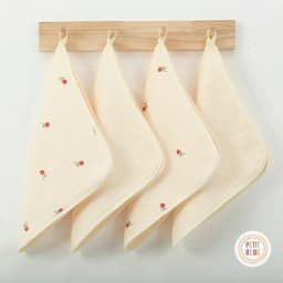 Thumbnail Khăn sữa cho bé kích thước lớn 30x30cm Petit Bebe muslin 6 lớp thấm hút mềm mại cho làn da bé 3