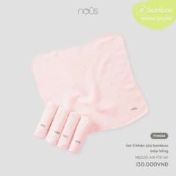 Thumbnail Khăn sữa Nous Bamboo set5 (30cmx30cm) 3