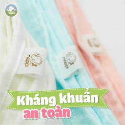 Thumbnail Khăn Sữa Sợi Tre Nappi Organic Cao Cấp Mềm Mịn Cho Bé Hộp 6 Chiếc 2