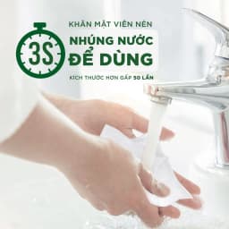 Thumbnail Khăn tắm, khăn mặt nén du lịch Yko chất liệu 100% sợi tư nhiên và rayon, phù hợp đi công tác du lịch 4