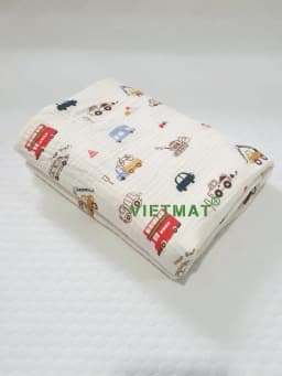Thumbnail Khăn tắm trẻ sơ sinh và trẻ em TILO vải muslin mềm mịn, hút nước nhiều kích thước 2
